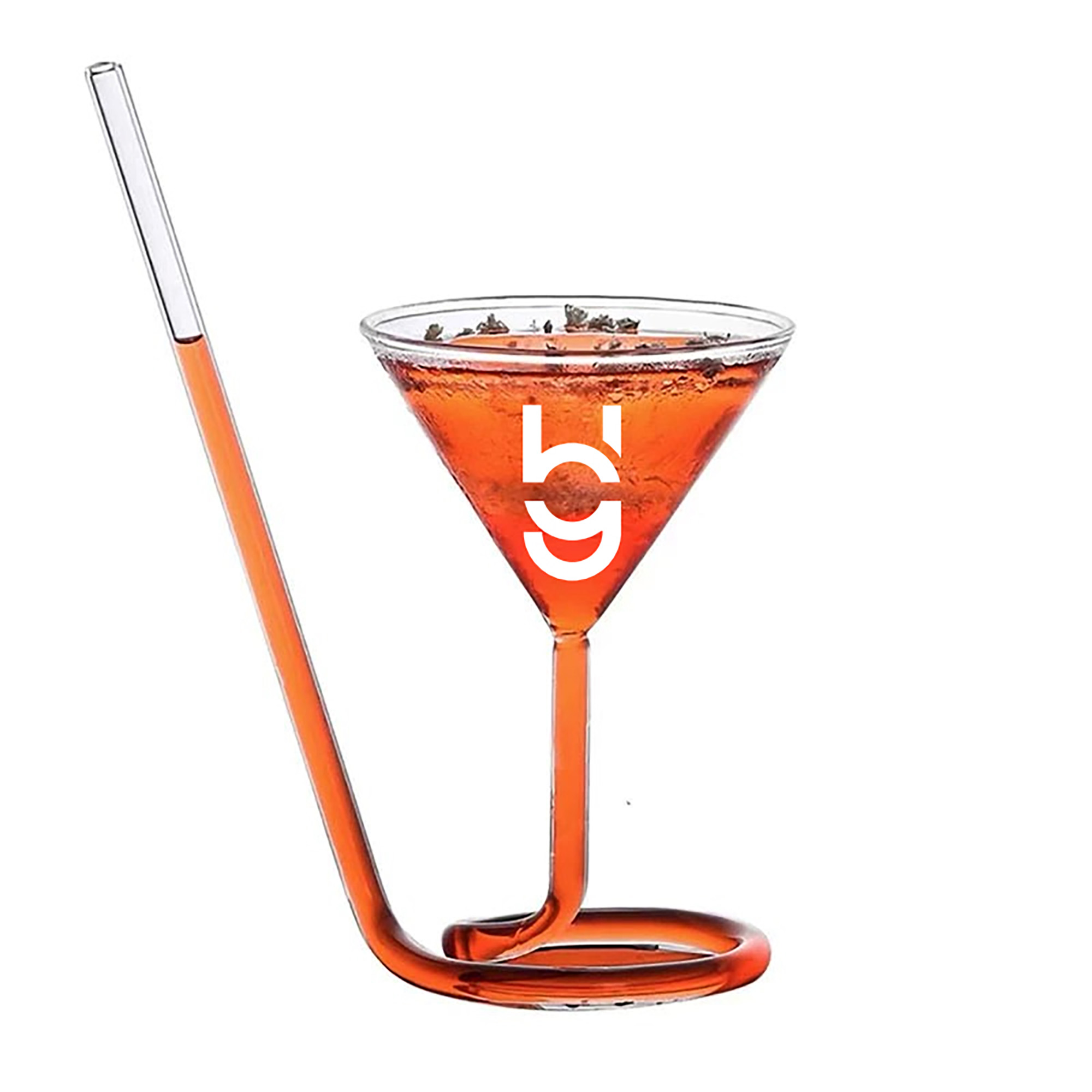 Spiral Cocktail Glass 3