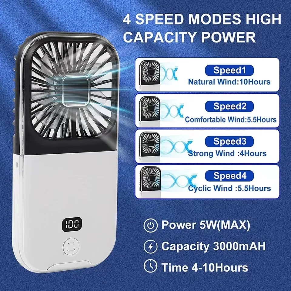 Multifunctional Mini Portable Handheld Fan 2