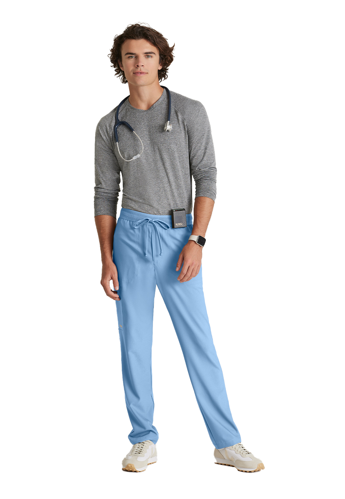 Grey's Anatomy Evolve Stretch - Men's Five-Pocket Slim Leg Highland Scrub Pant 2