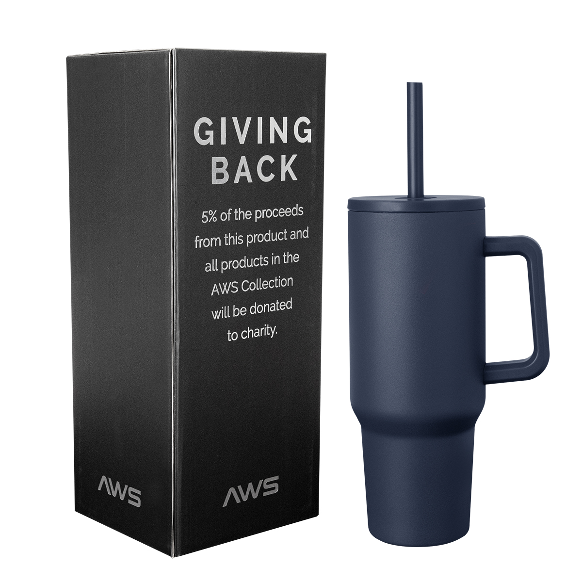40 Oz. AWS Jackson Intrepid Stainless Steel Tumbler 12