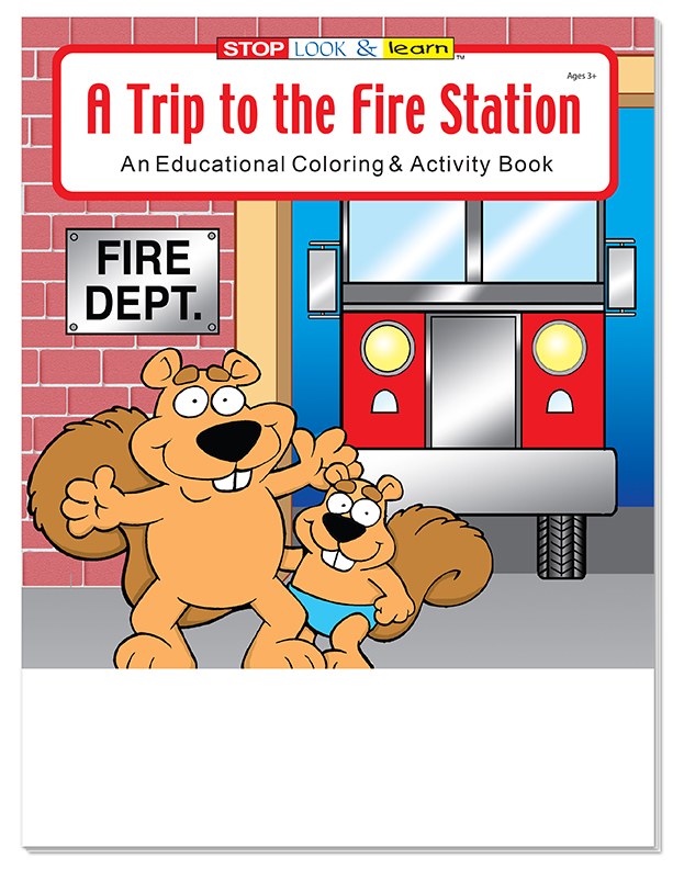 COLORING BOOK - A Trip to the Fire Station Coloring & Activity Book 4