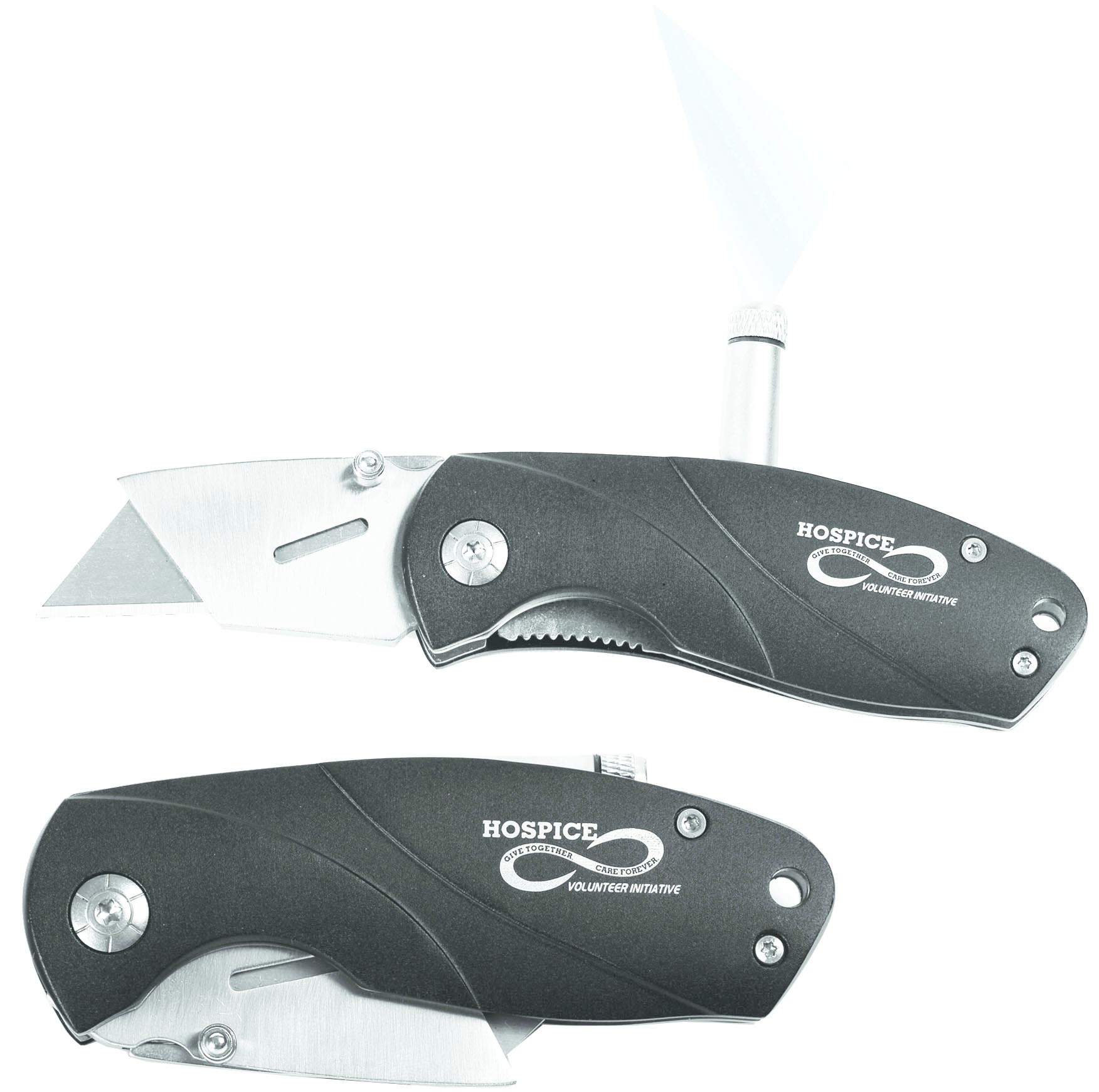 Black Heaveyweight Box Cutter with LED Light