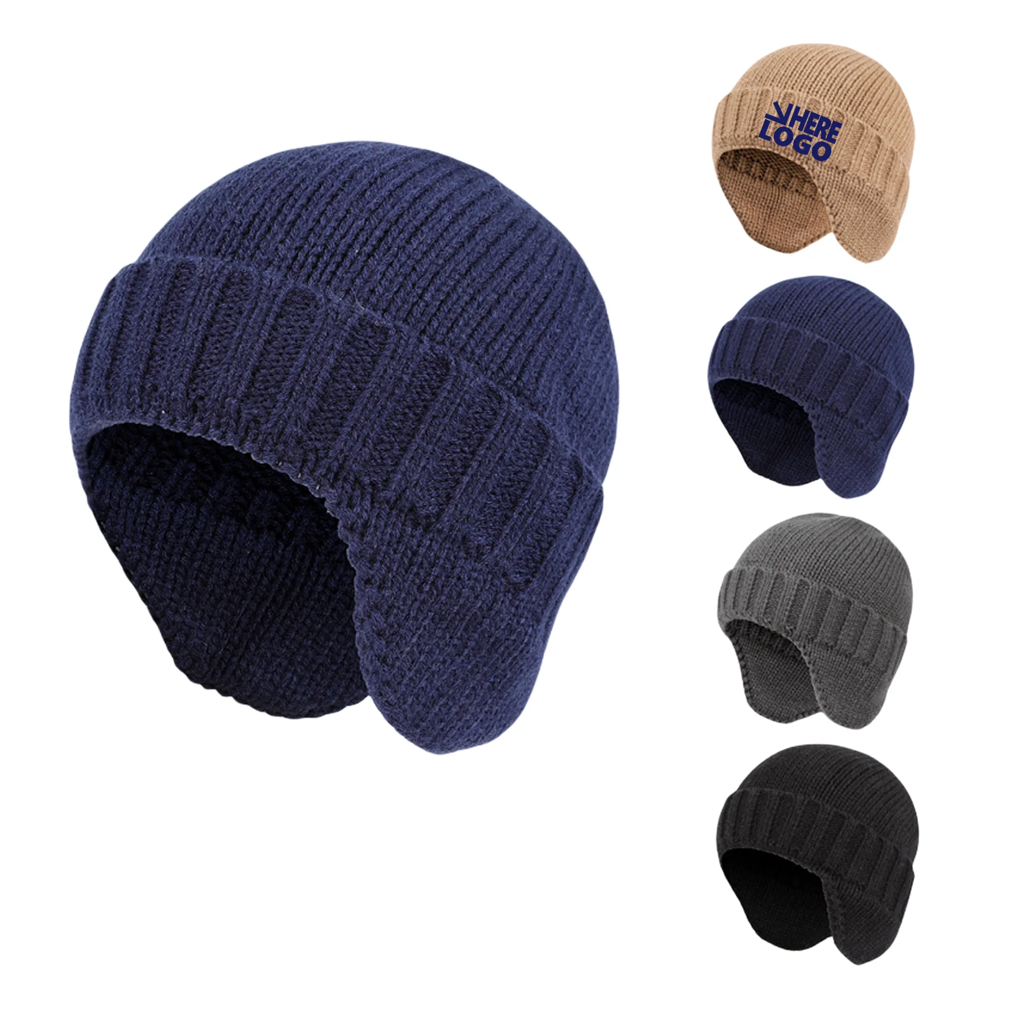 Stocking Caps with Ears Warm Hat 3