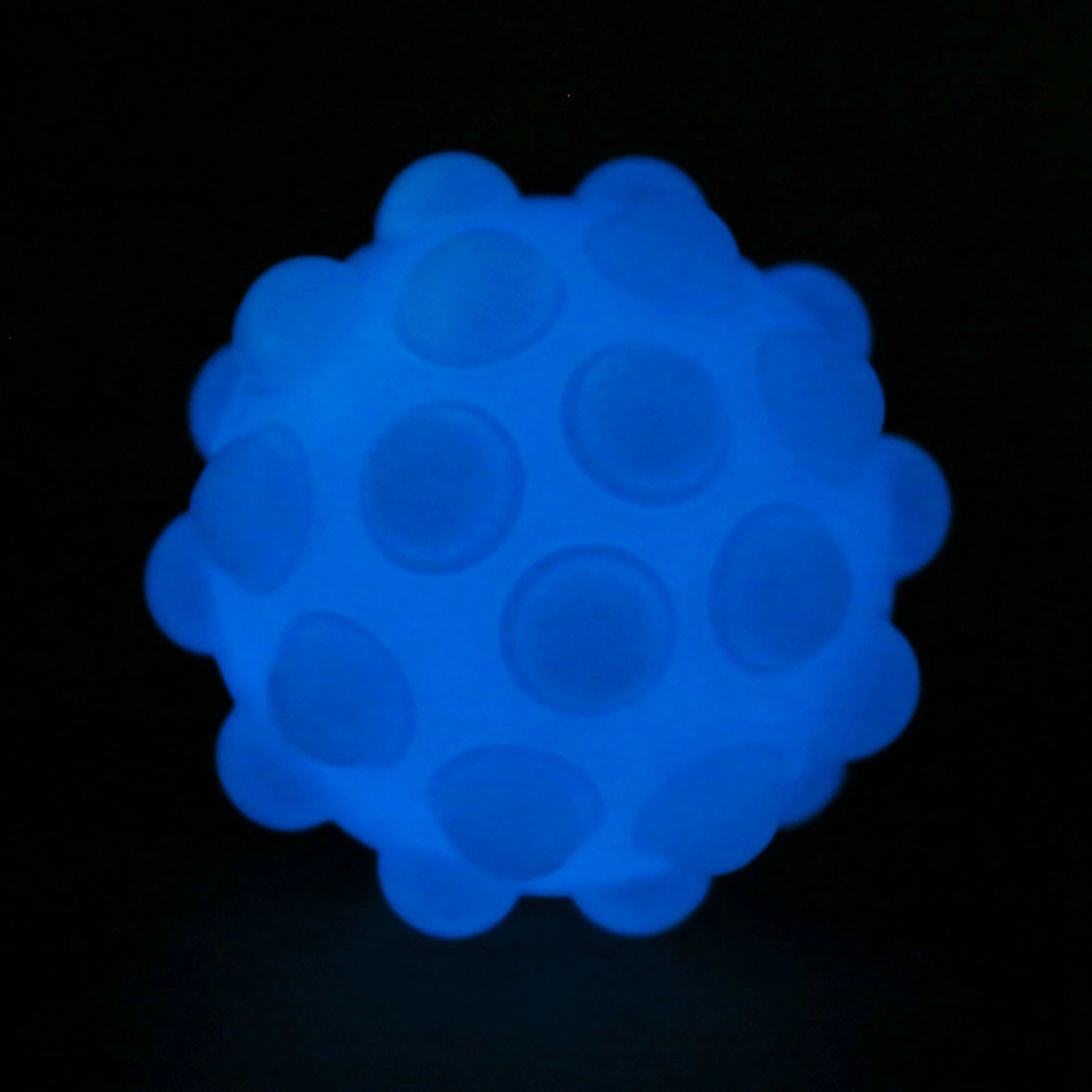 Flashing Silicone Ball Sensory Rainbow Stress Relief Toy 6