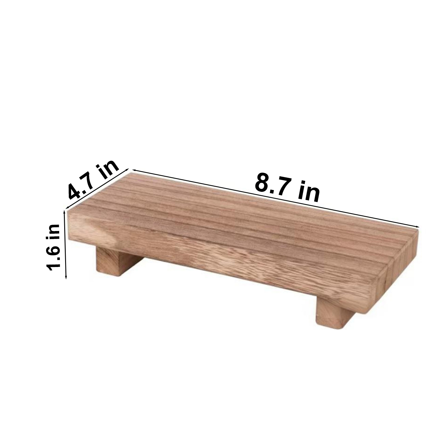 Waterproof Wooden Square Display Riser Tray 6
