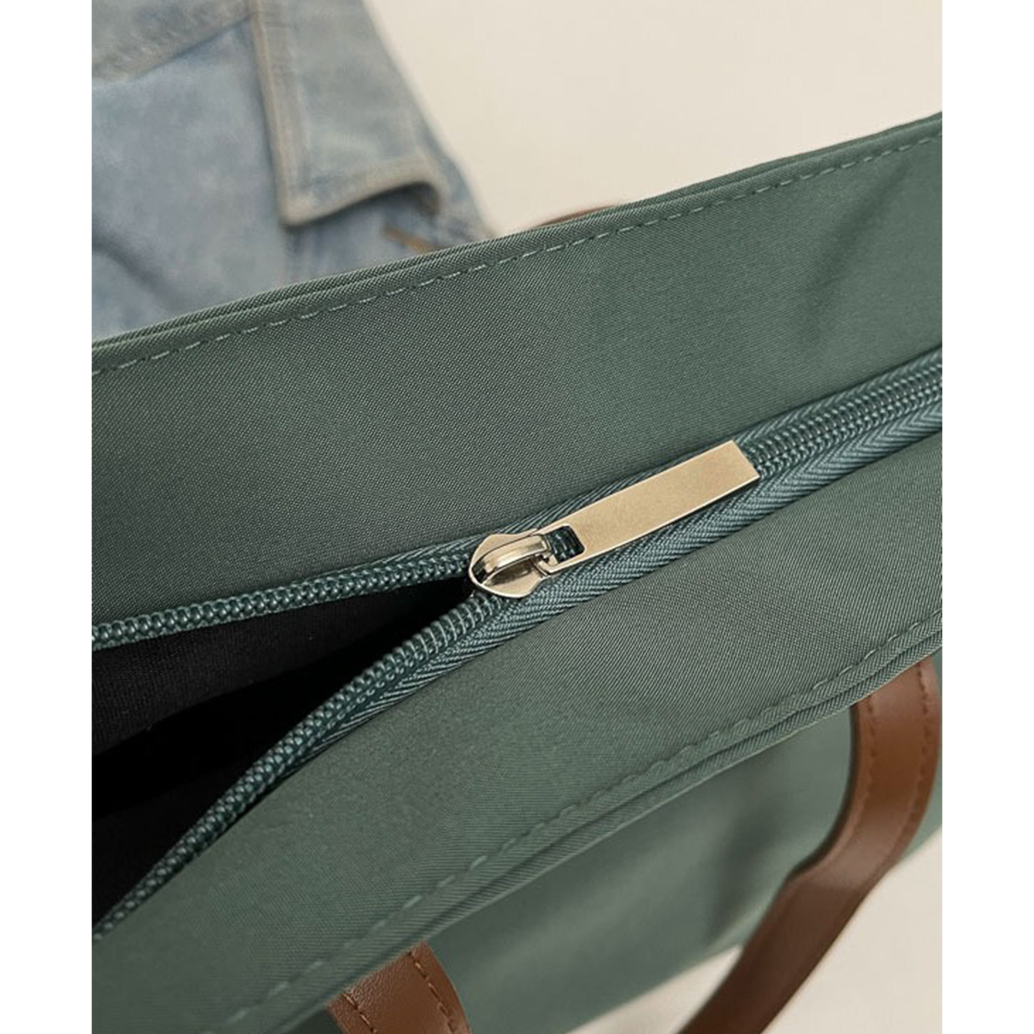 Large Capacity Canvas Shoulder Tote Bag, custom tote bag with logo imprint 8