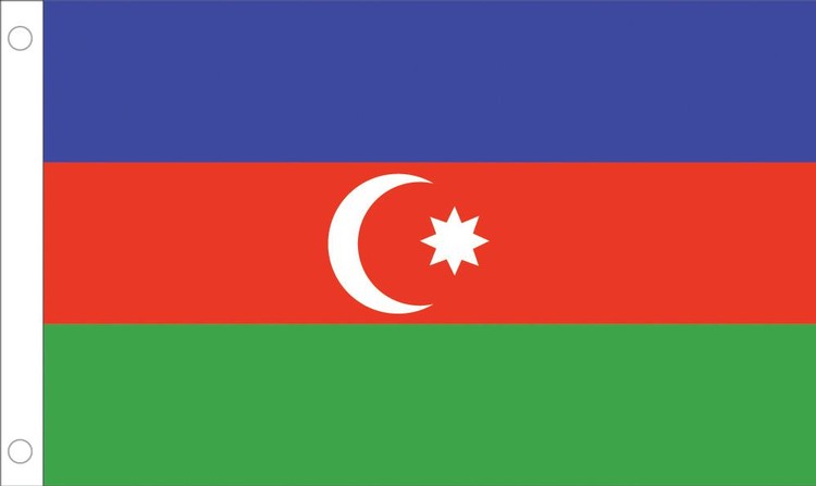 Azerbaijan Flag - 3' x 5' - Nylon 2