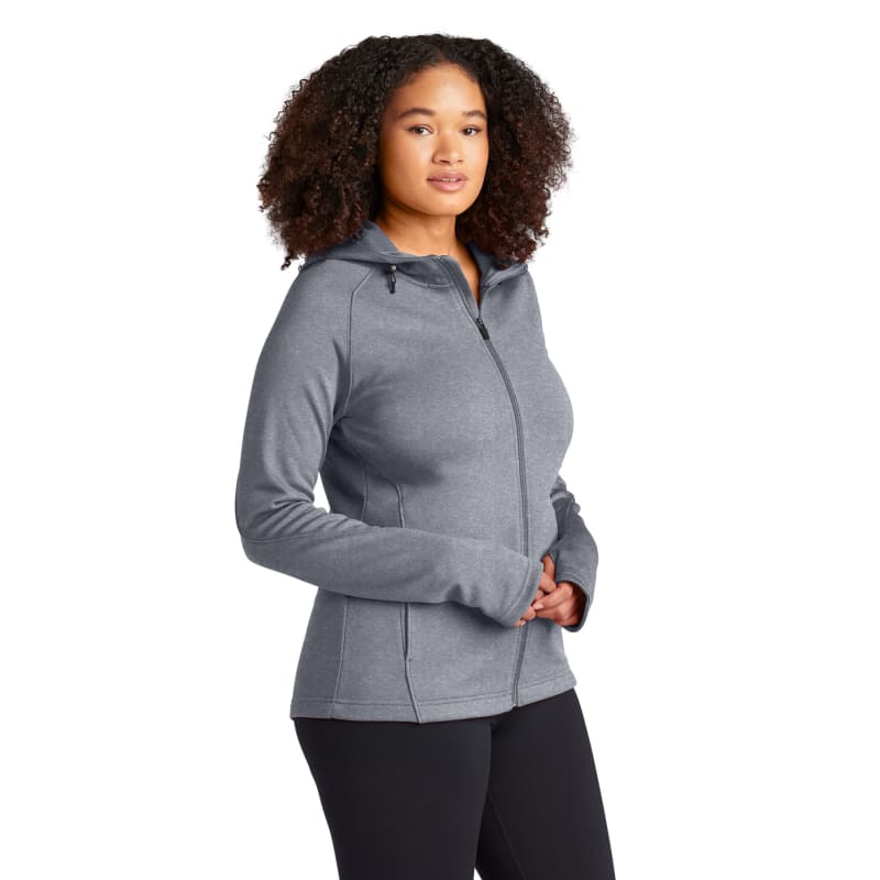 Sport-Tek Women's Tech Fleece Full-Zip Hooded Jacket. 12