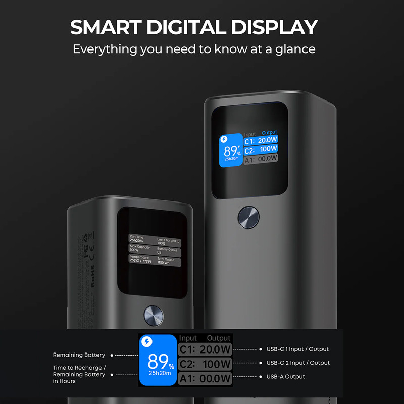 Aukey 140W 27,600 mAh Ultimate Laptop Power Bank 2