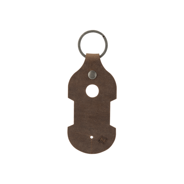 Ryder Leather Earbud Keychain 2