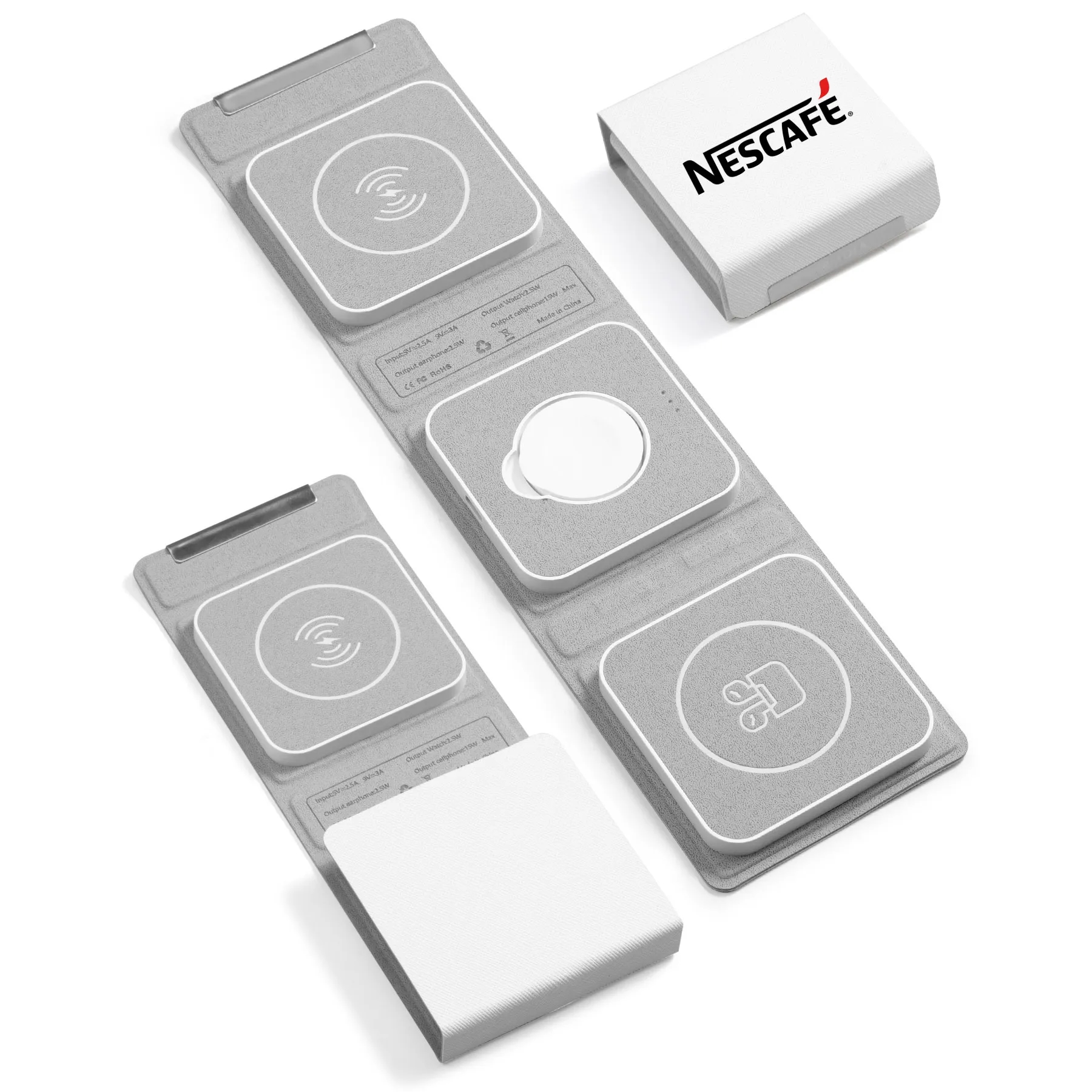 3 in 1 Foldable Wireless Charger with Wall Plug & Gift Box 3