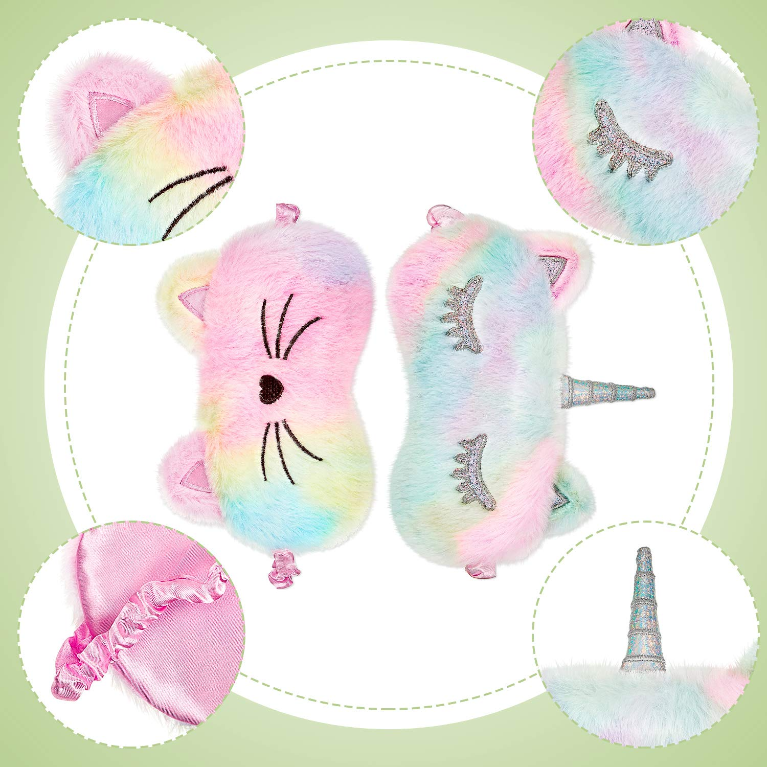 Plush Sleeping Eye Cover 3