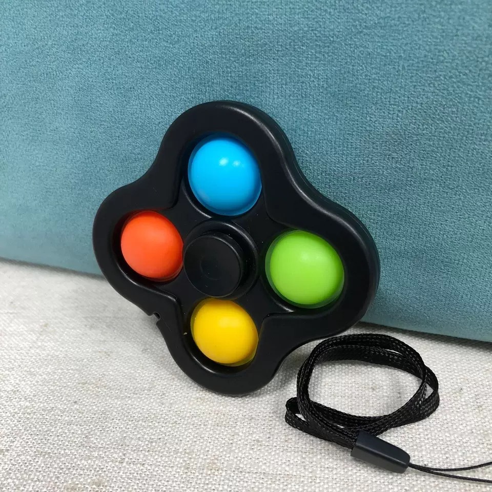 Push Pop Bubble Dimple Toys for Kids Adults Anxiety Stress Relief hand toy --Four Bubbles 4
