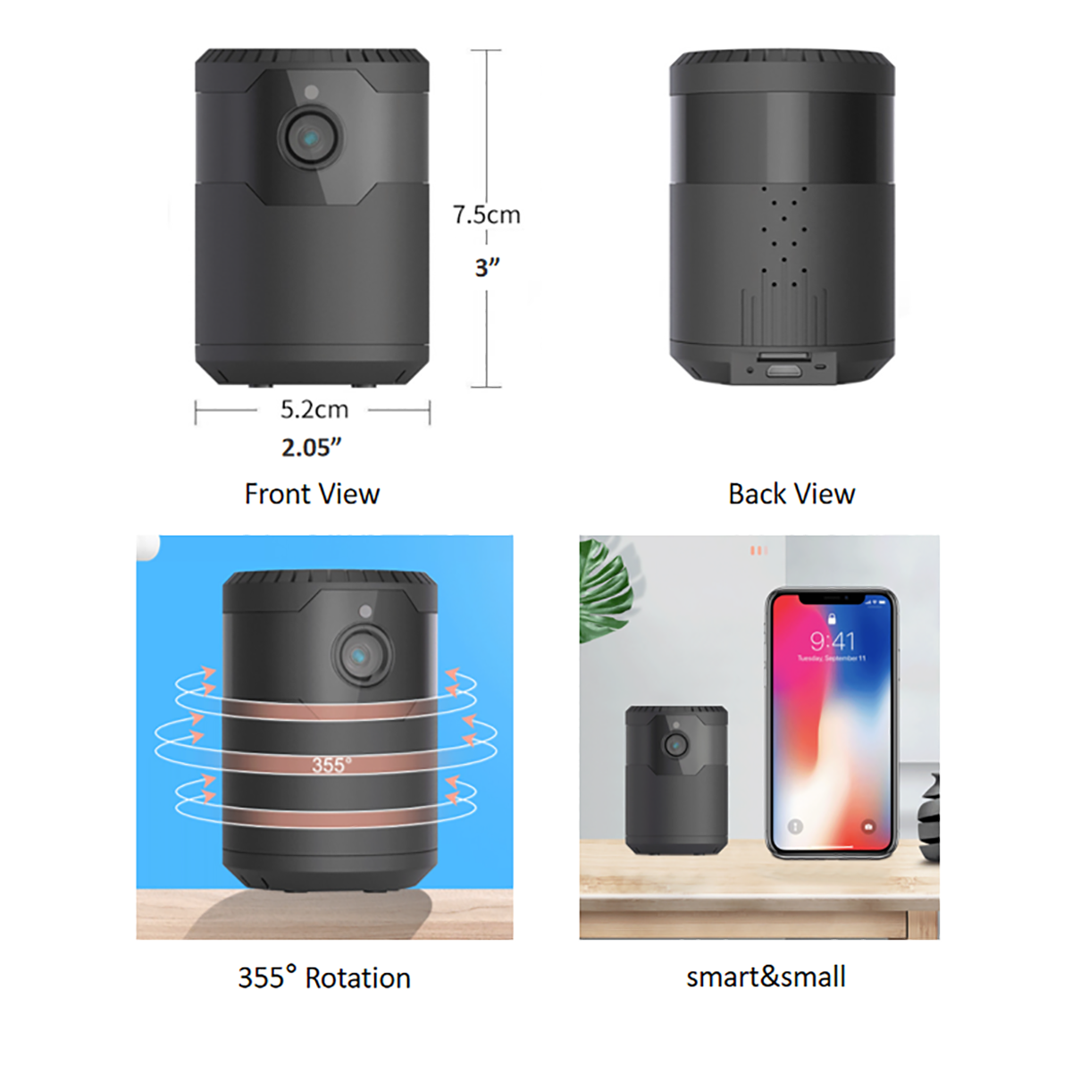 Smart Security Camera HD Battery 3