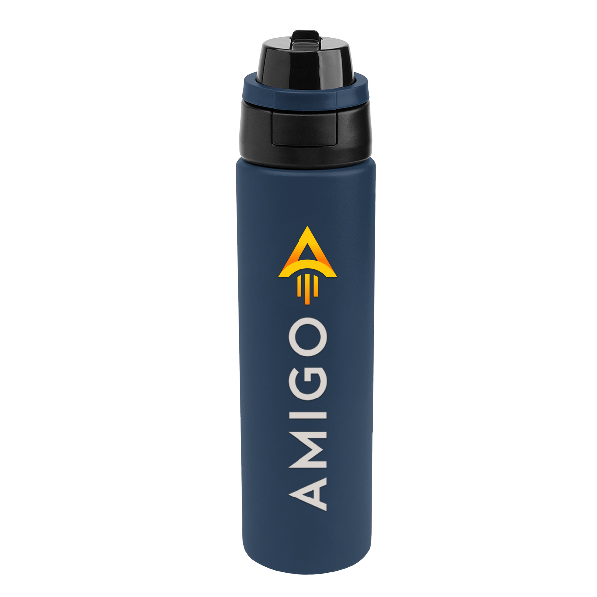 24 Oz. Pop Sip & Chug Recycled Stainless Steel Bottle, custom water bottle with logo imprint 35