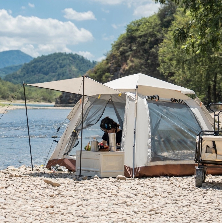 3-4 People Outdoor Camping Fully Automatic Tent 2