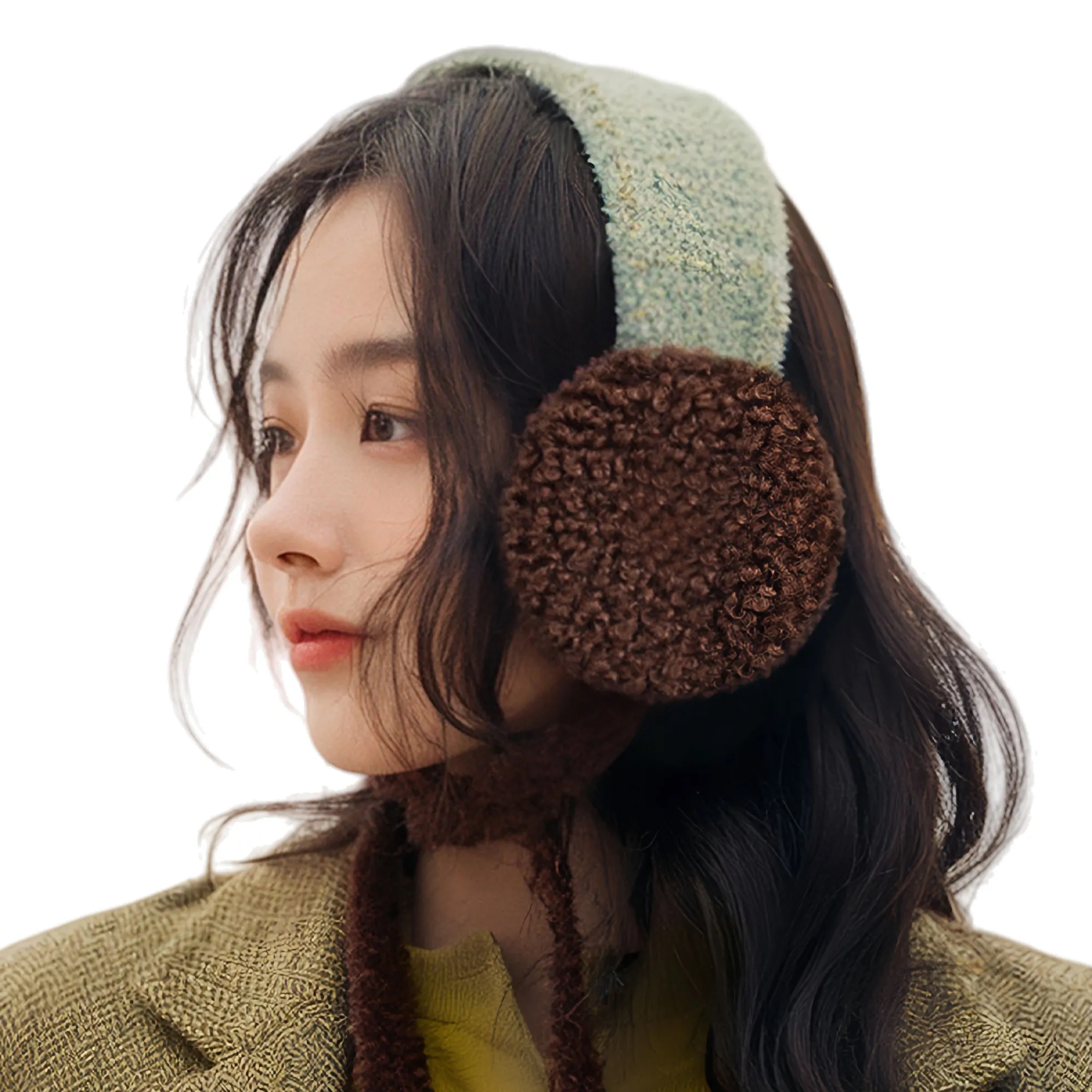 Fashionable Frameless Knitted Ear Muffs 2