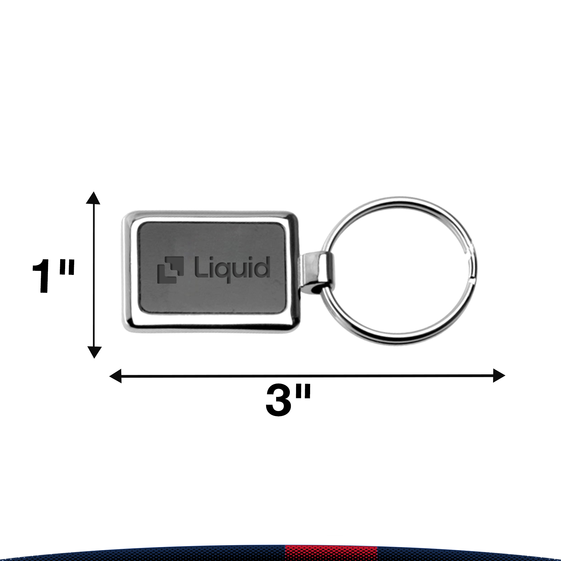 Essy Square Keychain 5
