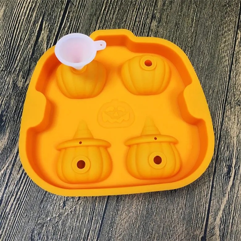 Silicone Pumpkin Ice Mold 4