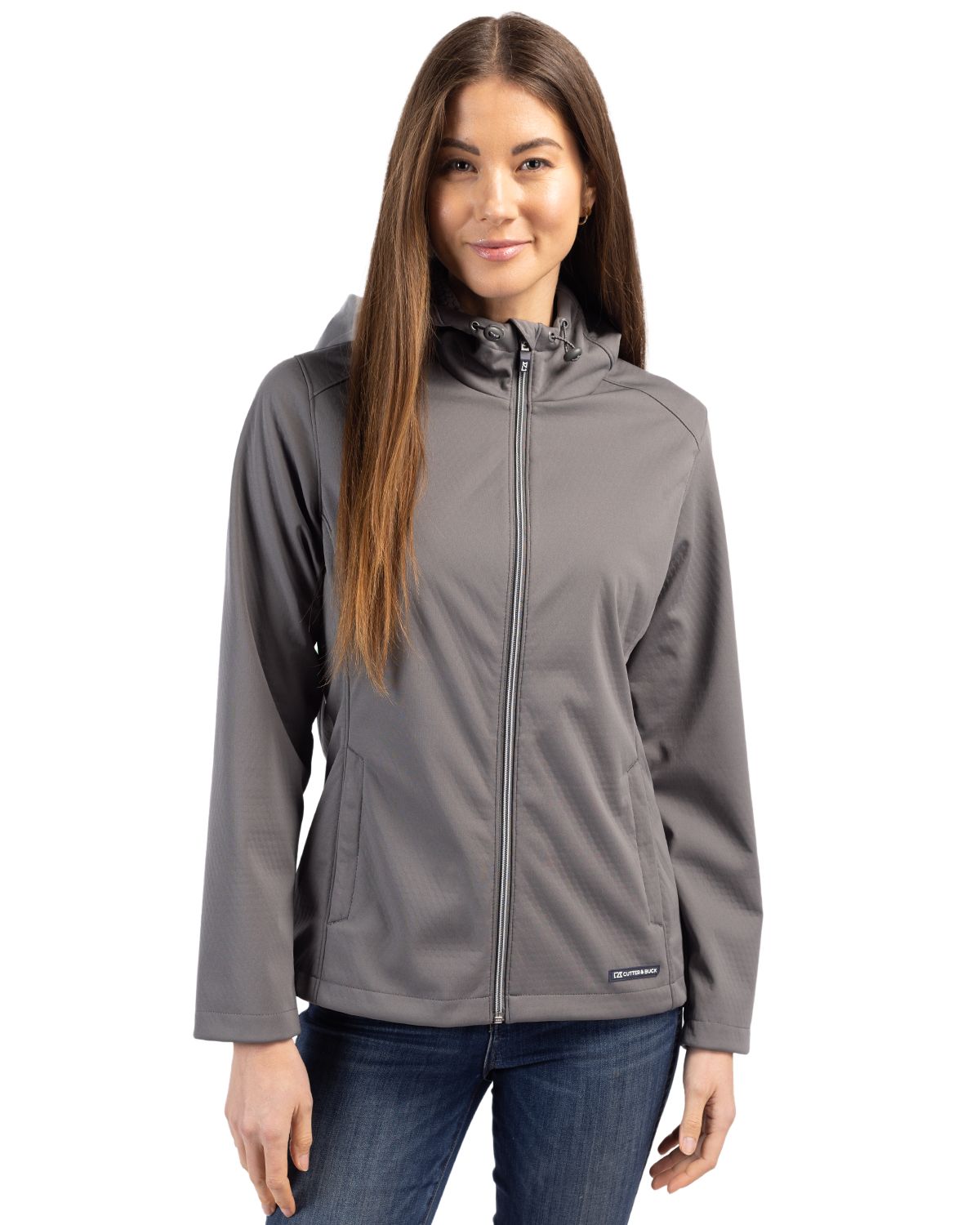 Cutter & Buck Evoke Recycled Honeycomb Fleece Womens Full Zip Jacket 26
