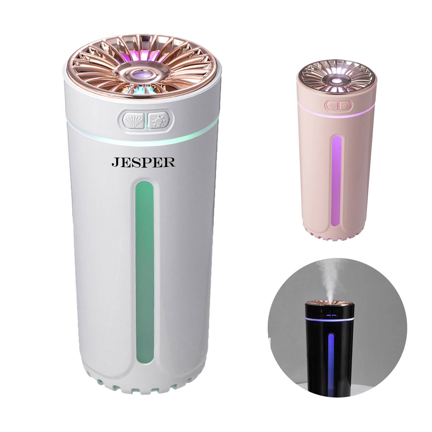 Colorful Night Light Super Quiet Car Humidifier 2