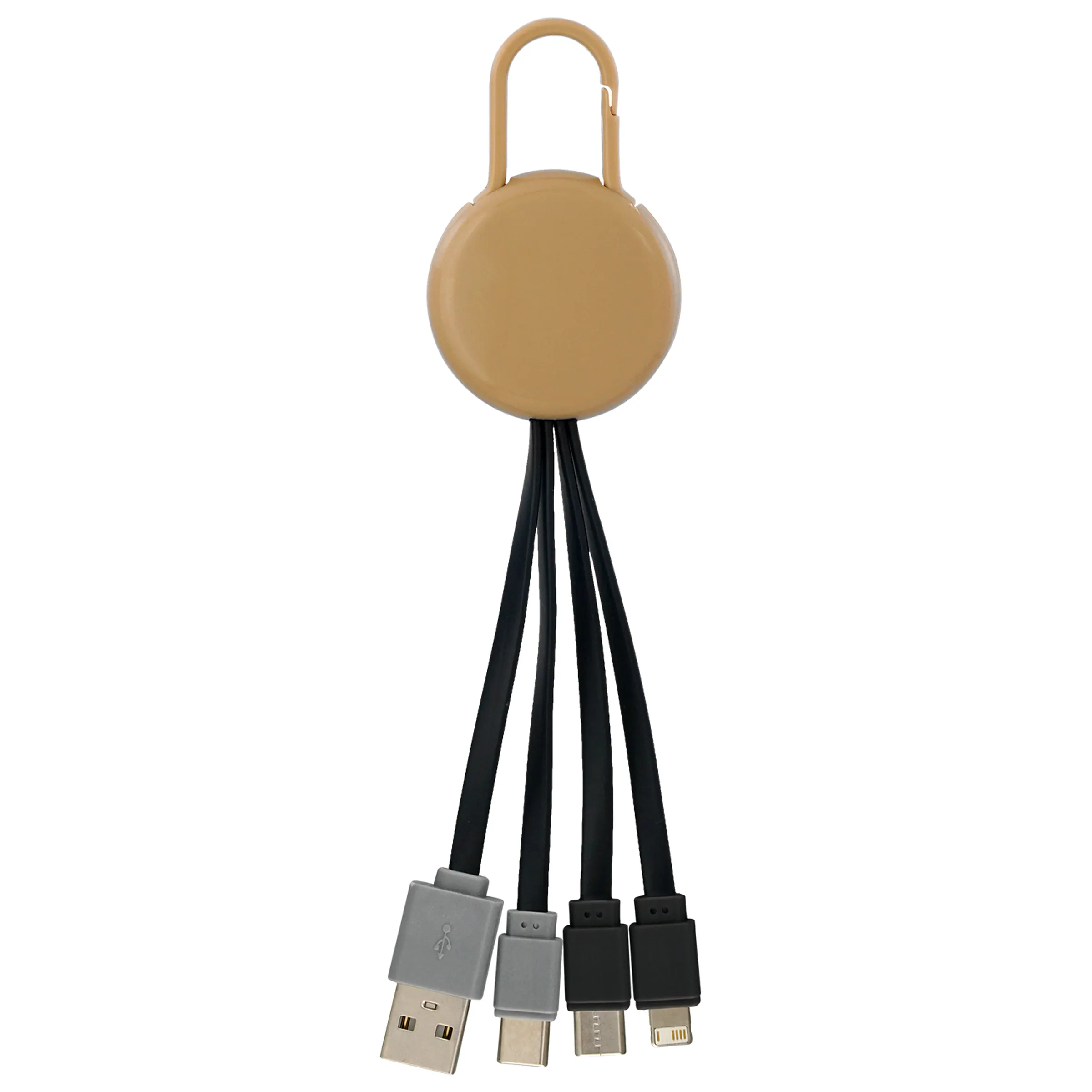 COLORFUL CLIP DUAL INPUT 3 IN 1 CHARGING CABLE 3