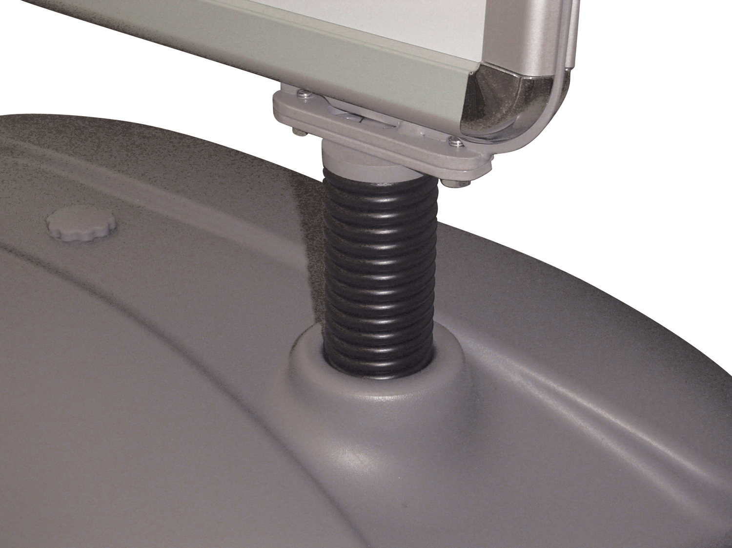 Outdoor Flex Sign with Ballast Base Hardware 3