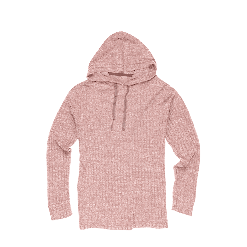 Ribbed Hacci Hoodie, custom hoodie or sweatshirt with logo imprint 3