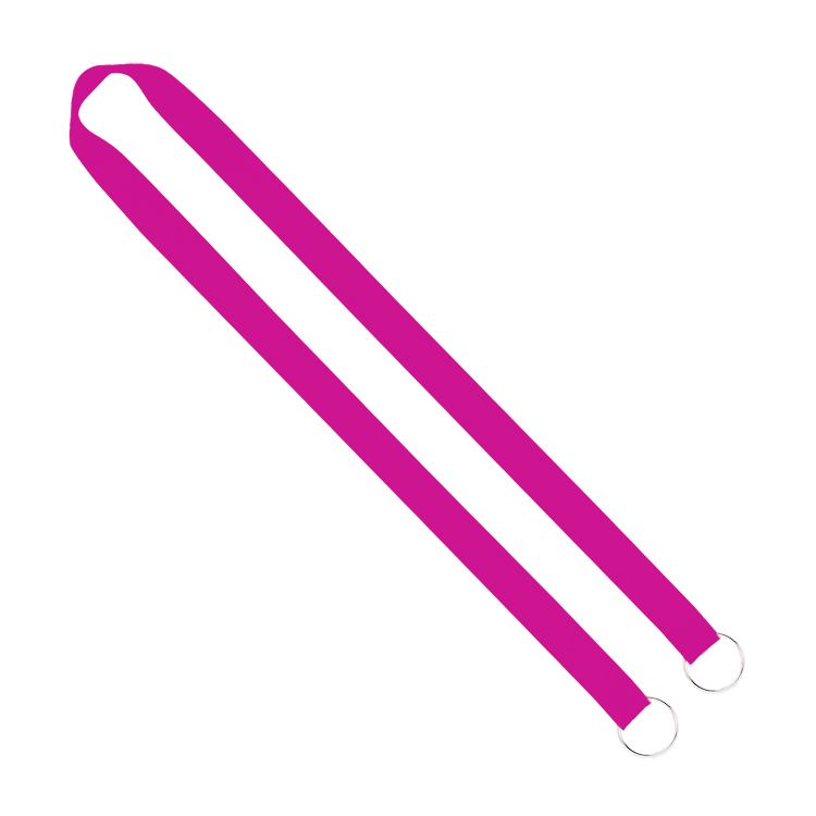 3/4" Screen Printed Lanyard with Double Clips 7