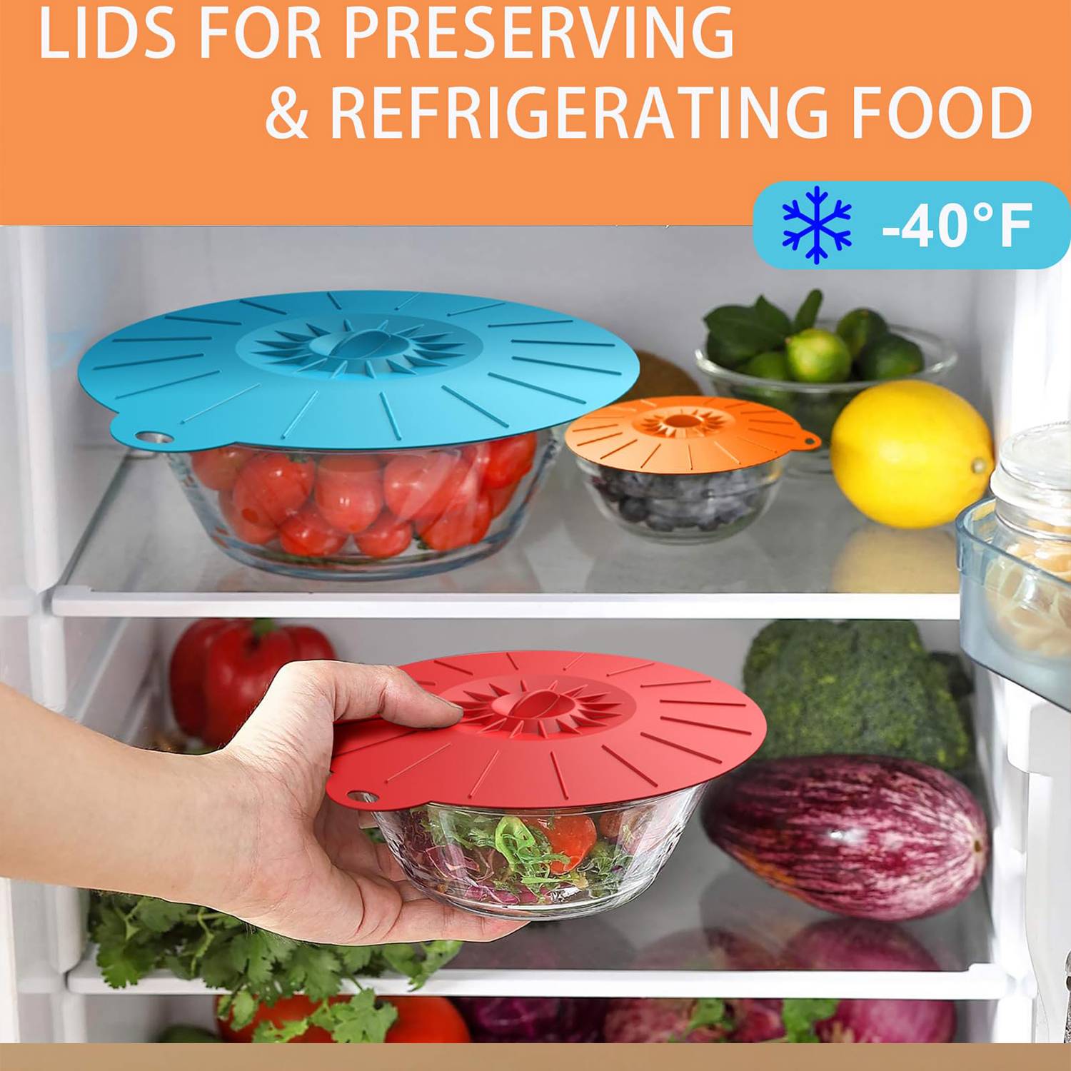 5 Pack Heat Resistant Microwave Splatter Cover 3