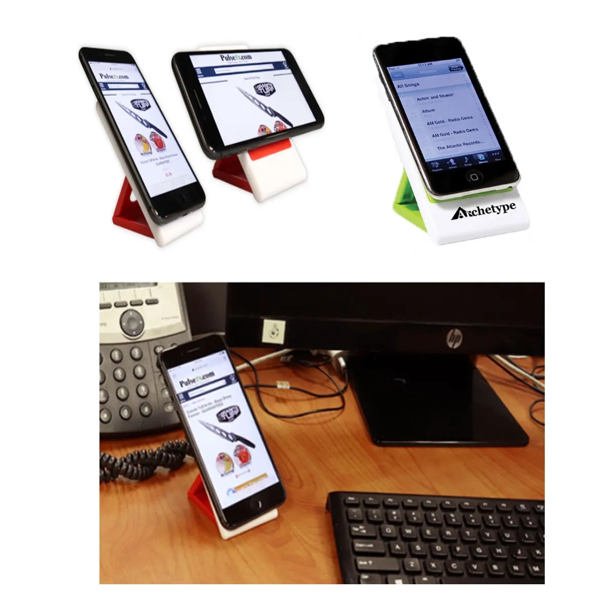 Widely Compatible Anti-Slip Portable Folding Phone Holder 3