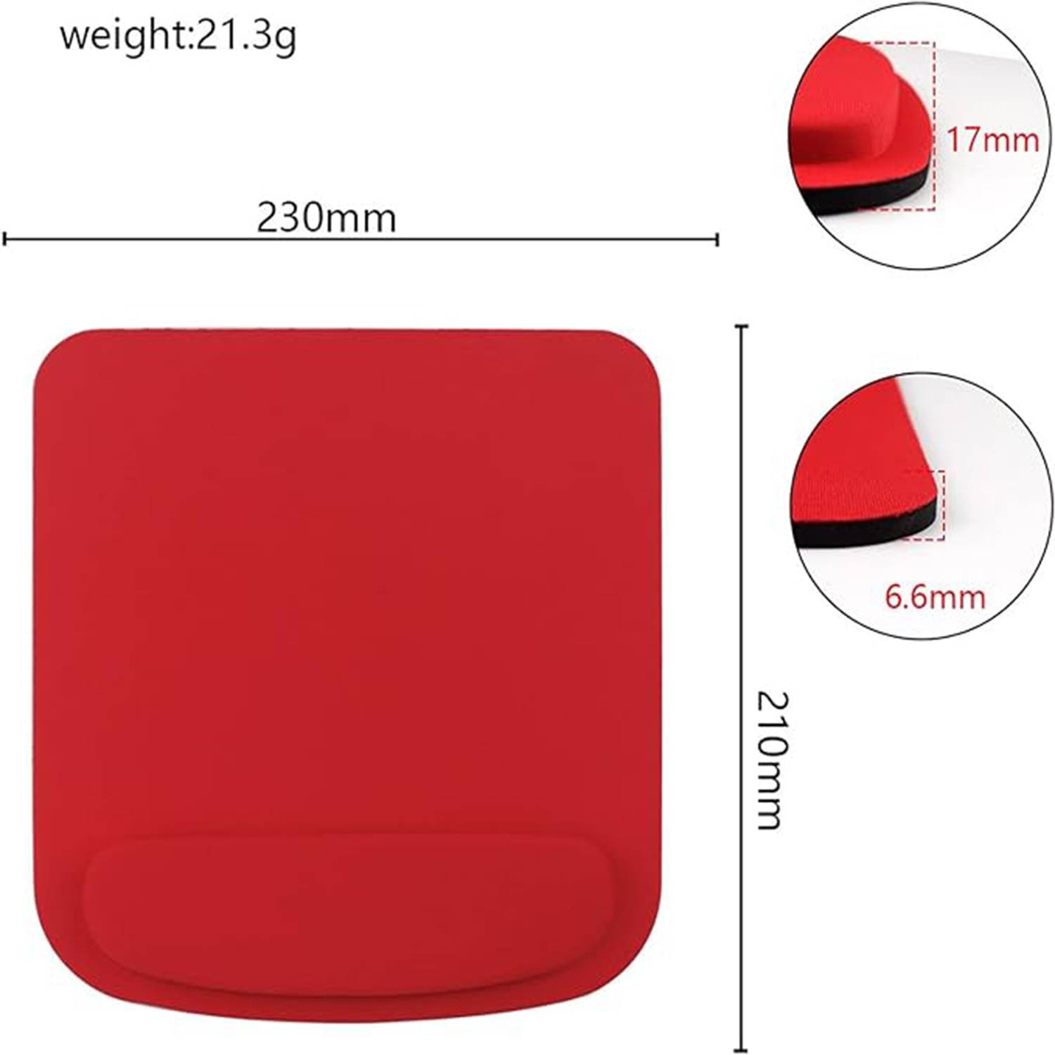 Soft and comfortable wrist mouse pad 1
