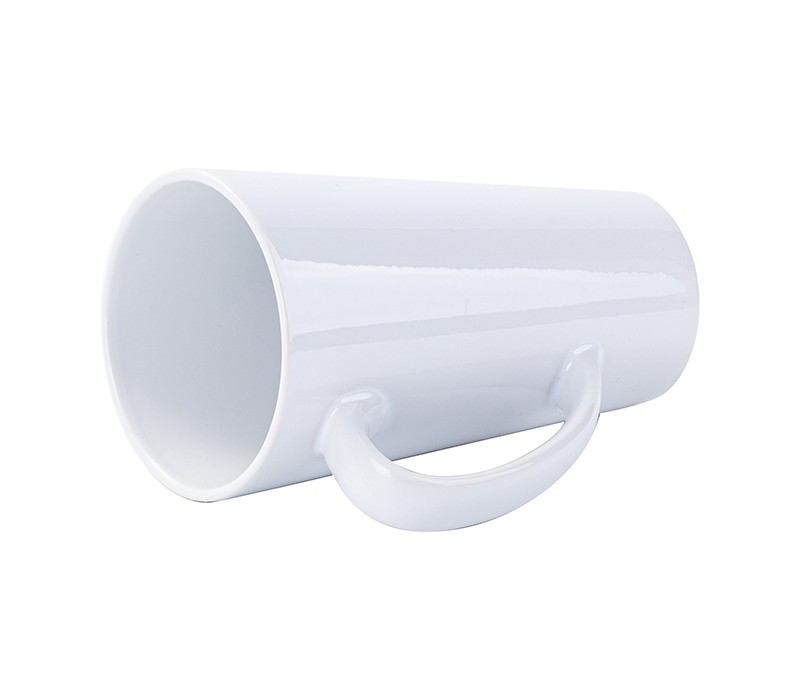 Traditional White Ceramic Mug, 17 oz. 1