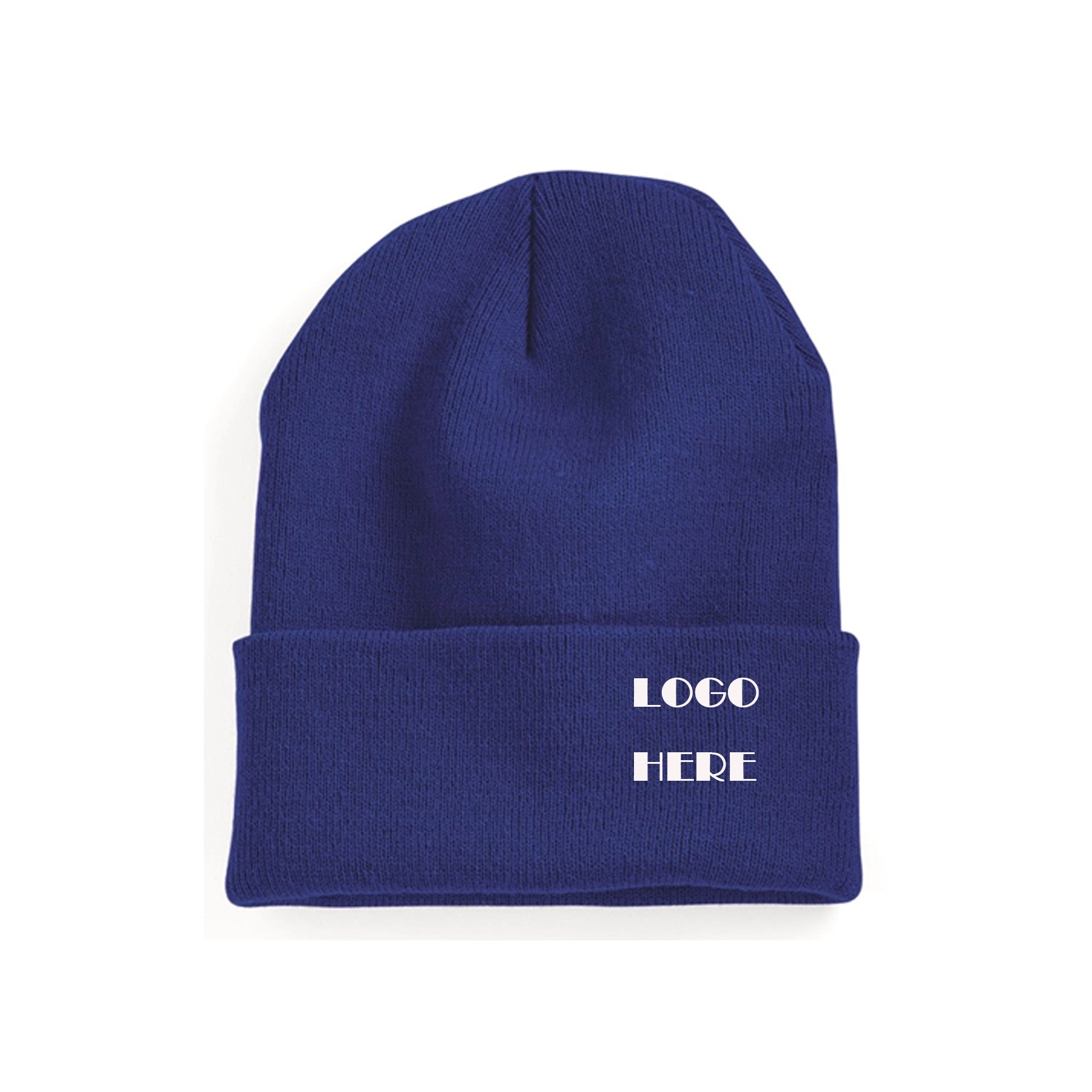 MOQ50 Acrylic Knit Attached Beanie 2
