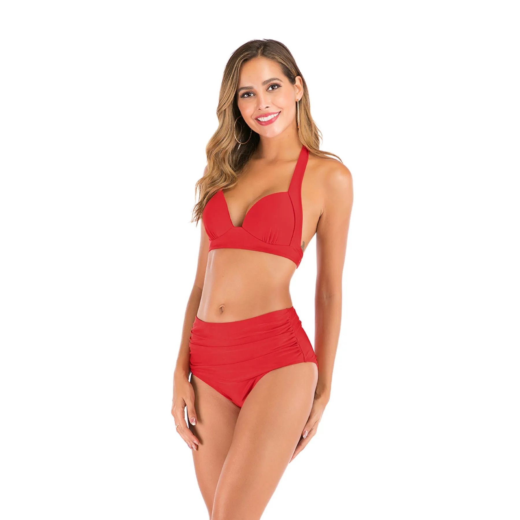 Women Two Piece Swimsuit Sexy Swimwear Bikini Sets 5