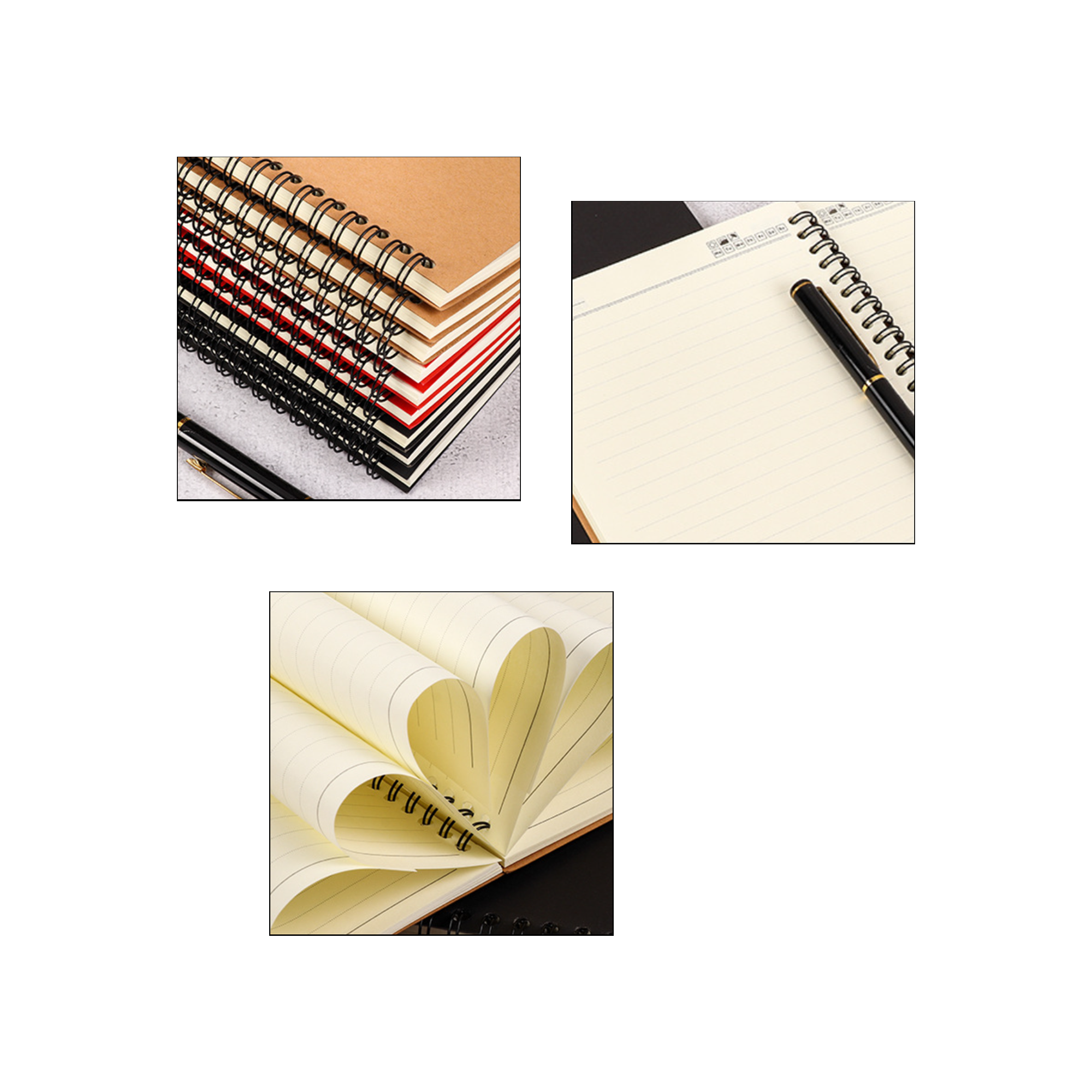 A5 Kraft Paper Spiral Coil Notebook 2