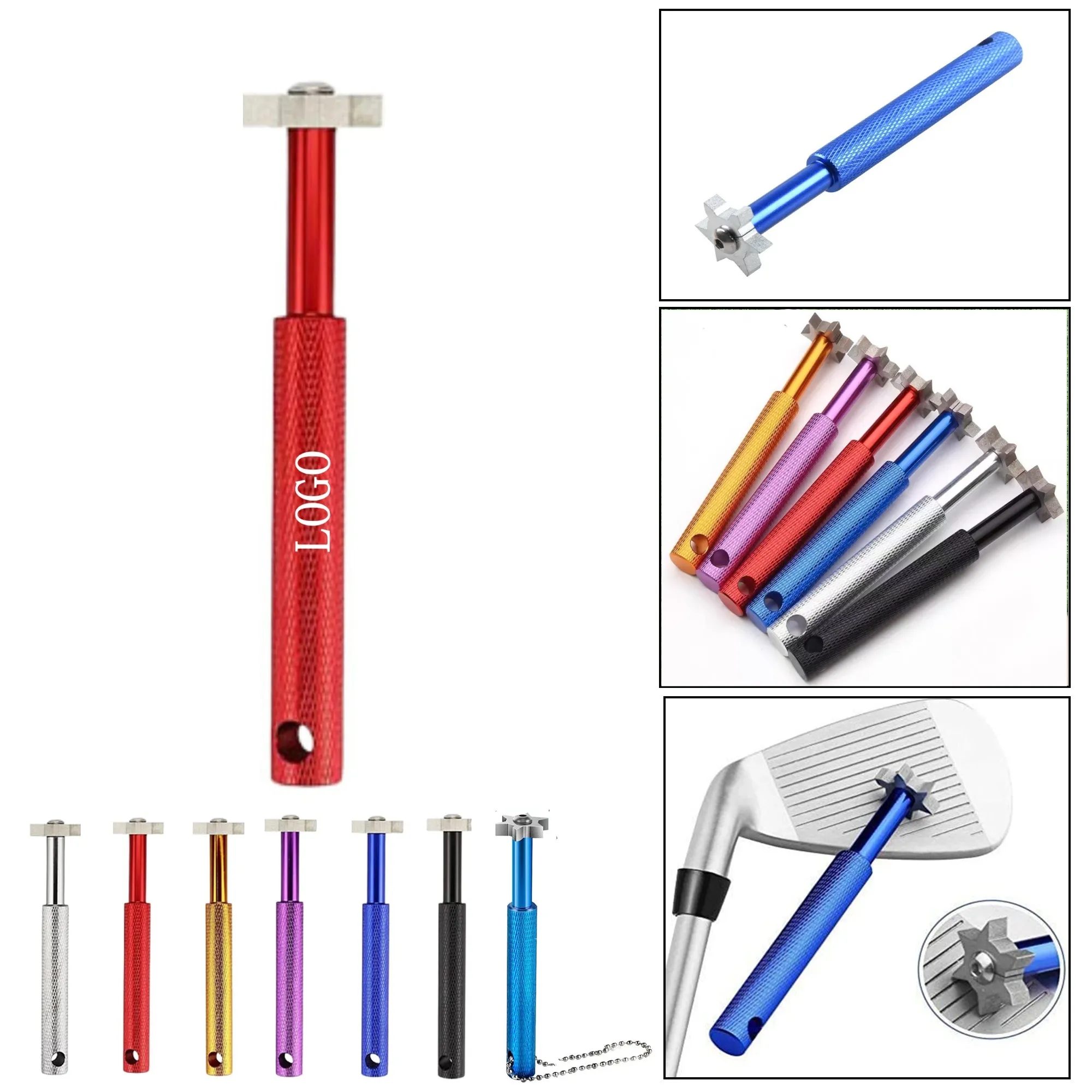 Hexagonal Golf Club Groove Sharpener 5