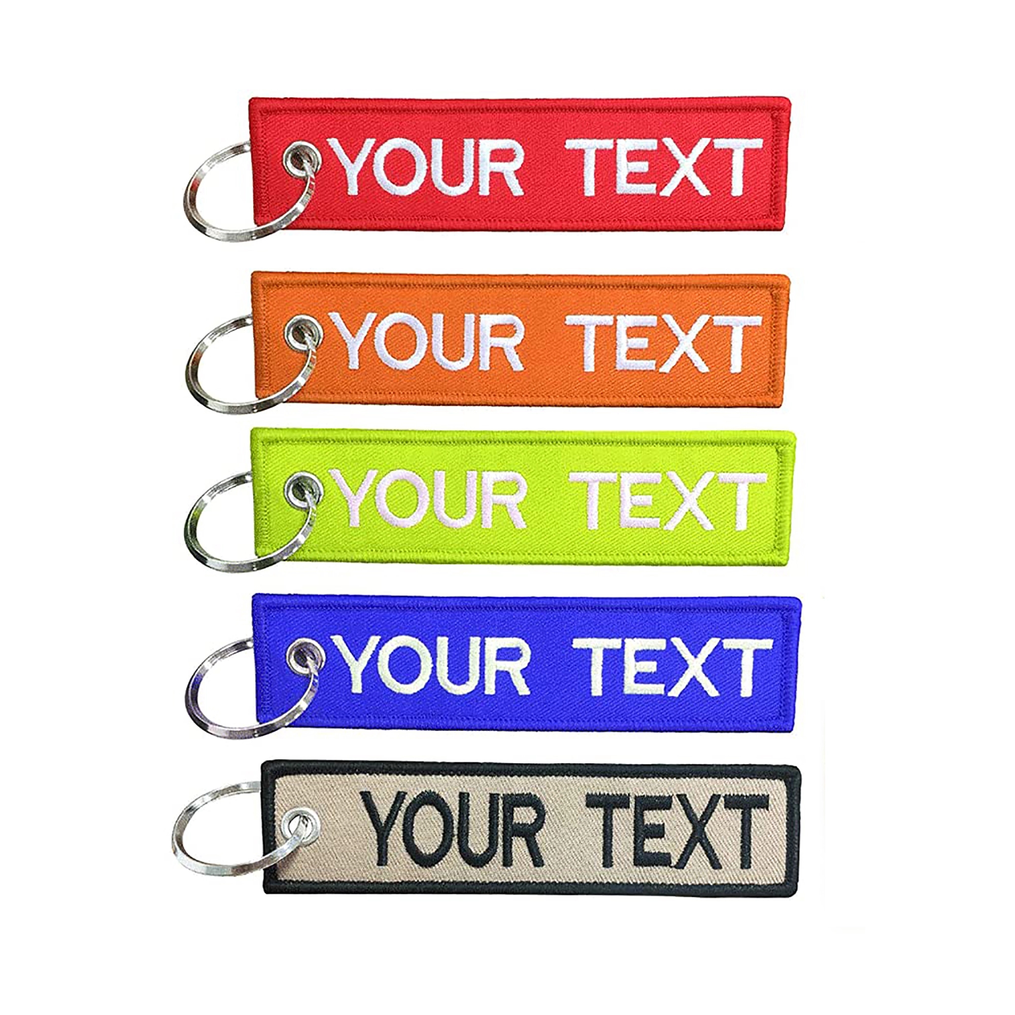 Embroidered Flight Keytag Keychain 5