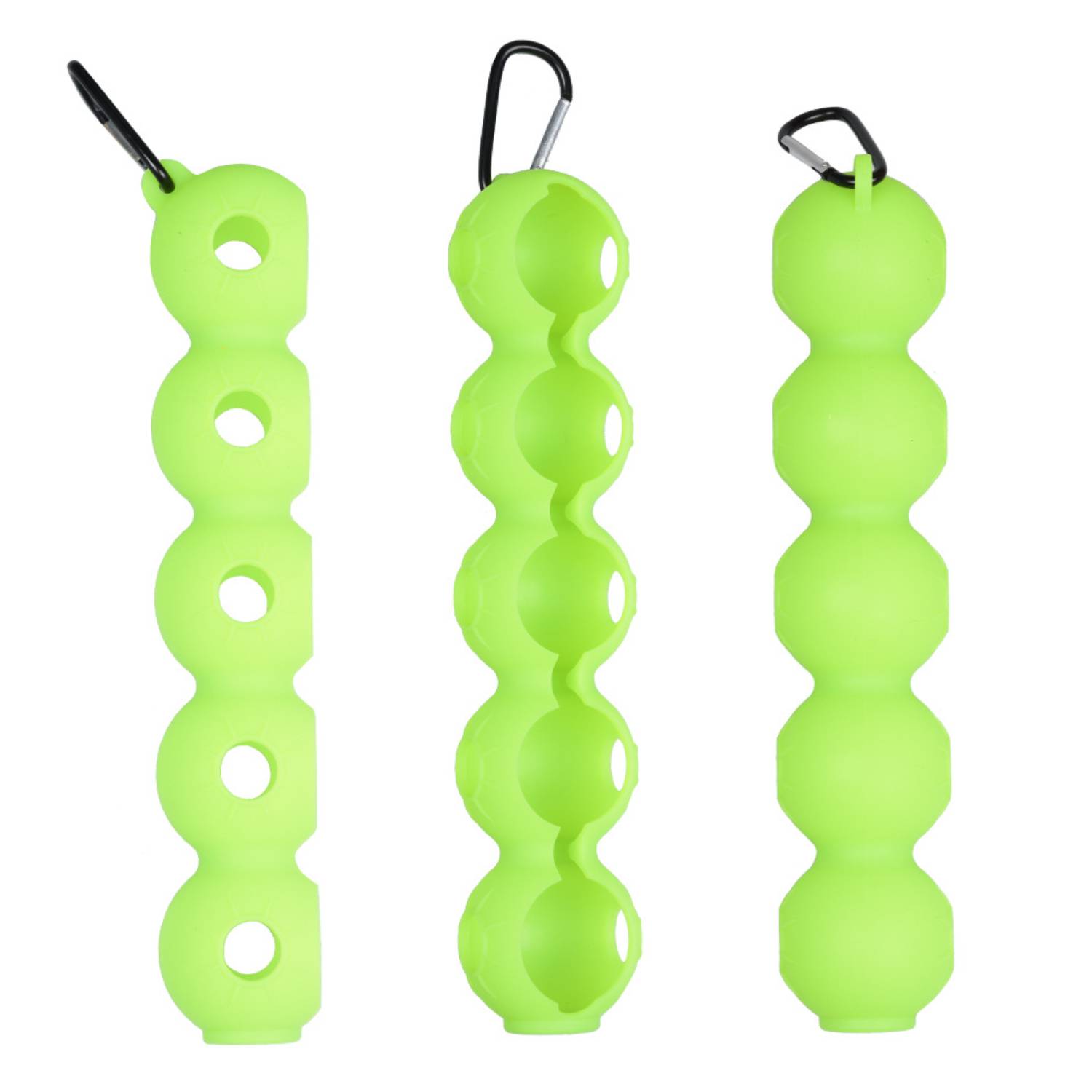 Duo Silicone Golf Ball Holder with Carabiner 7