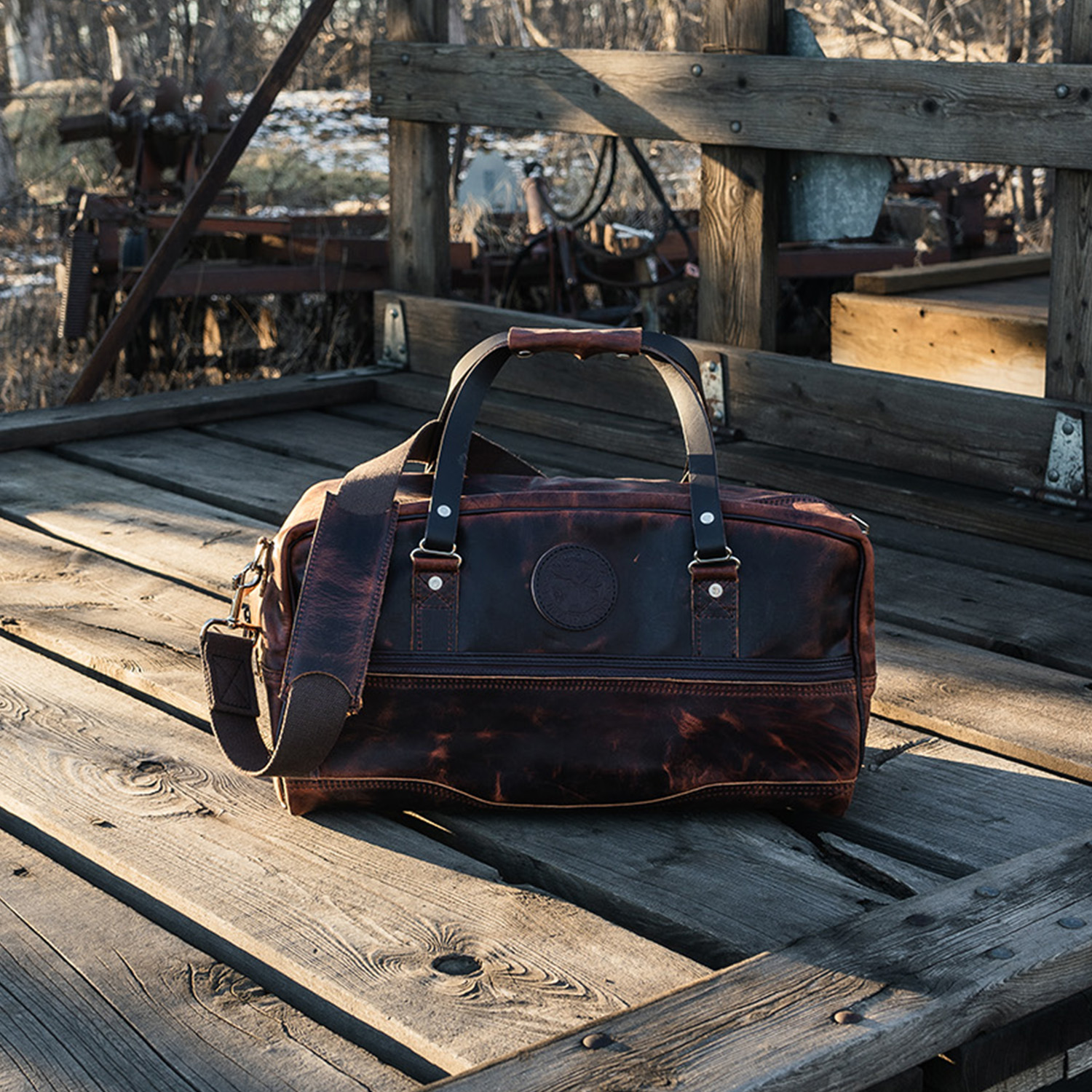 Duluth Pack™ Heritage Leather Weekender Duffel 11