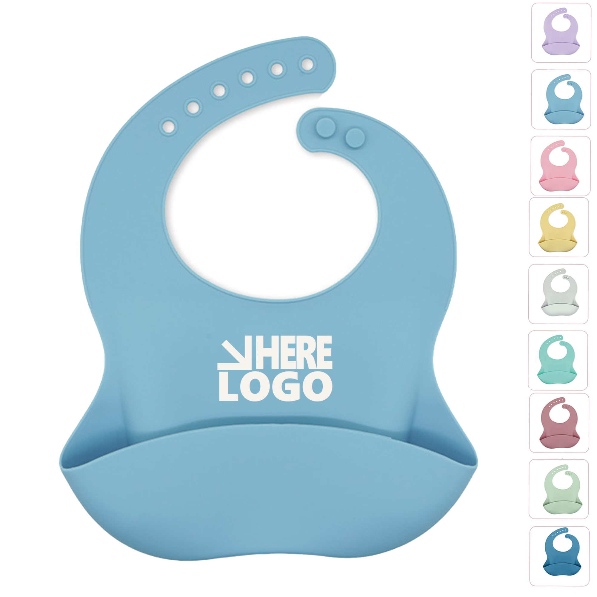 Adjustable Soft Catch All Bib 3