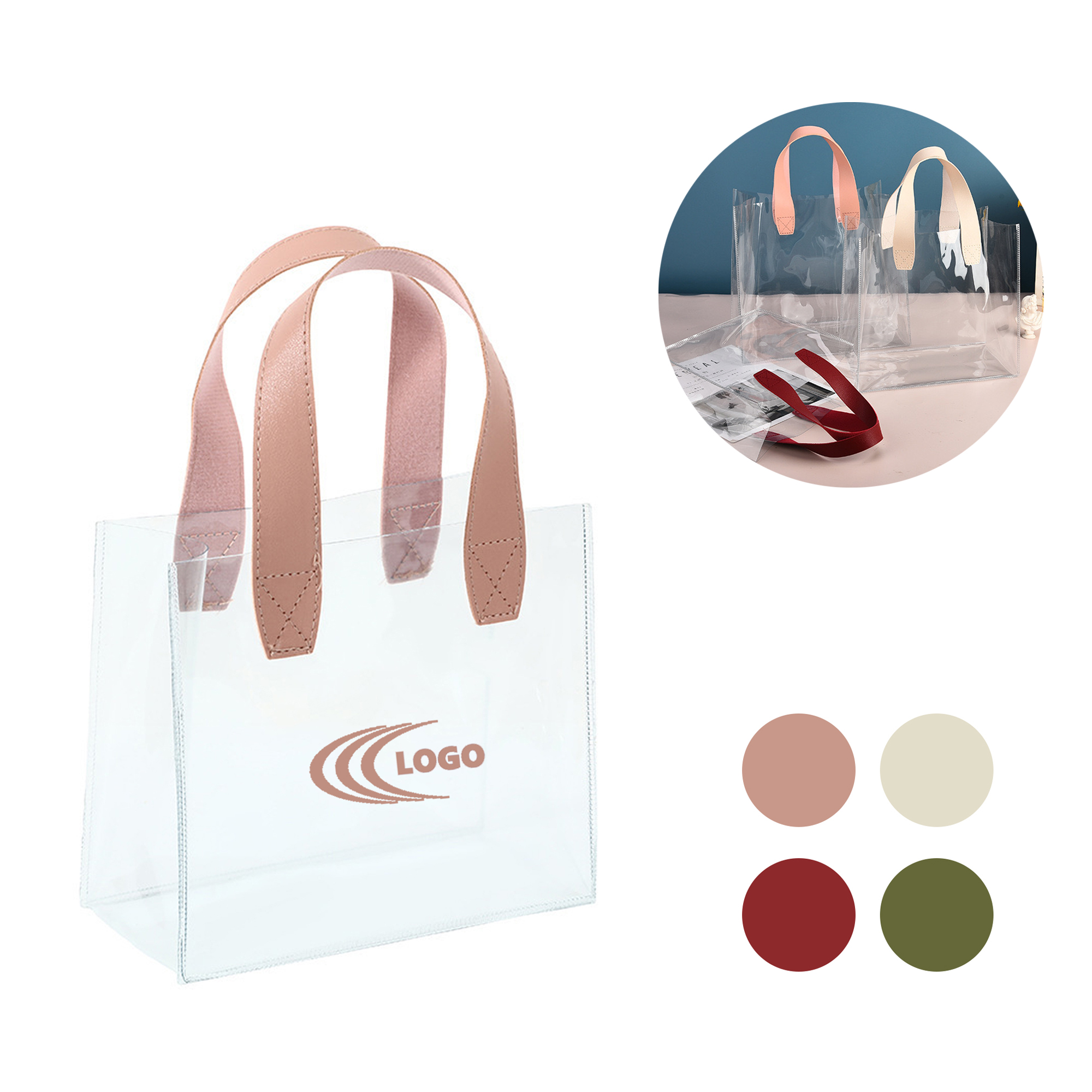 PVC Handbag with a Stylish Touch 2