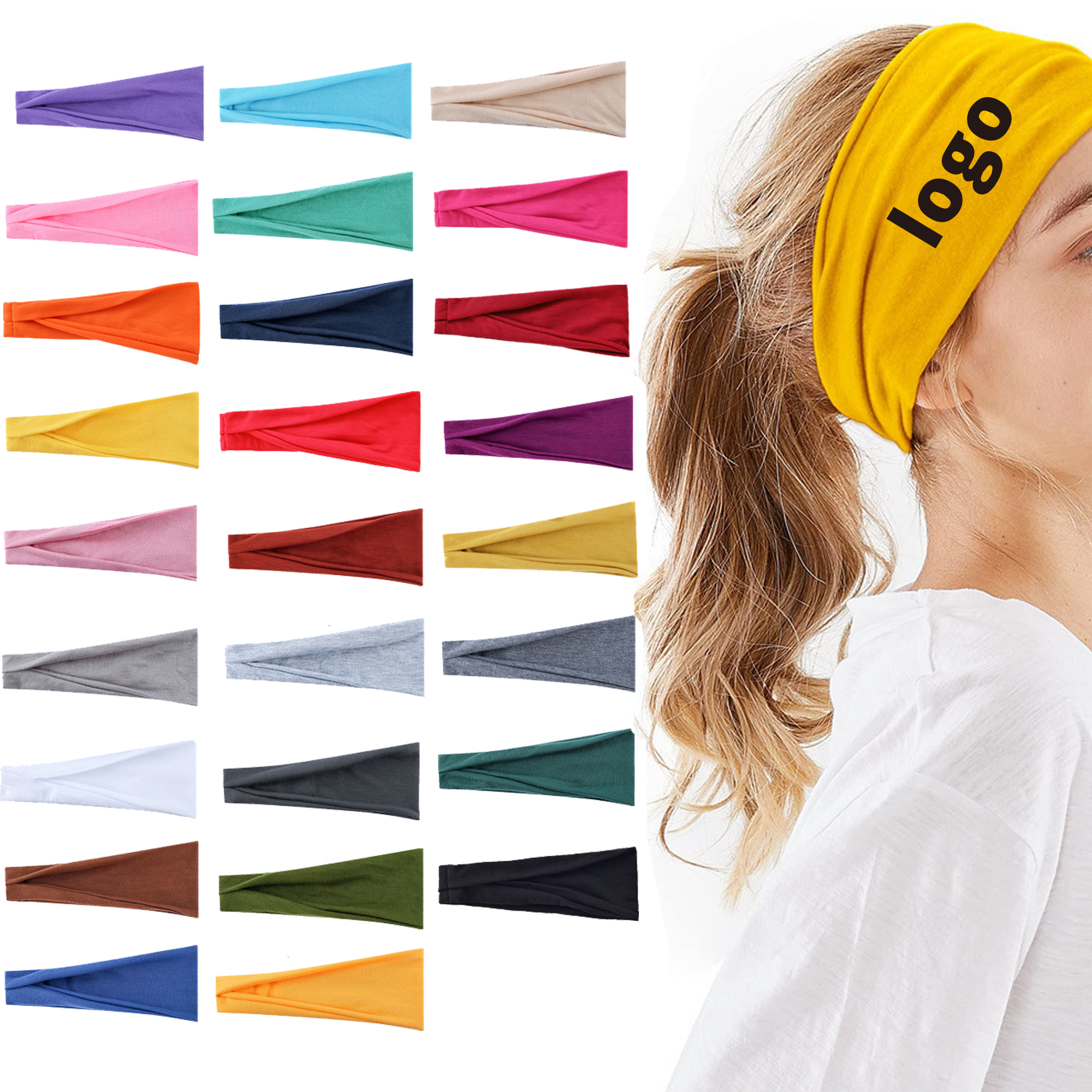 Wide Headbands For Women Yoga Workout Hair Accessories Band