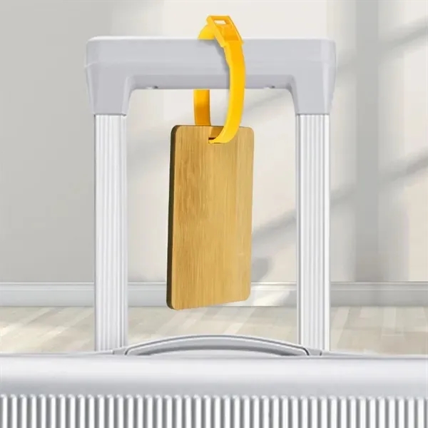 Bamboo Luggage Tag 1