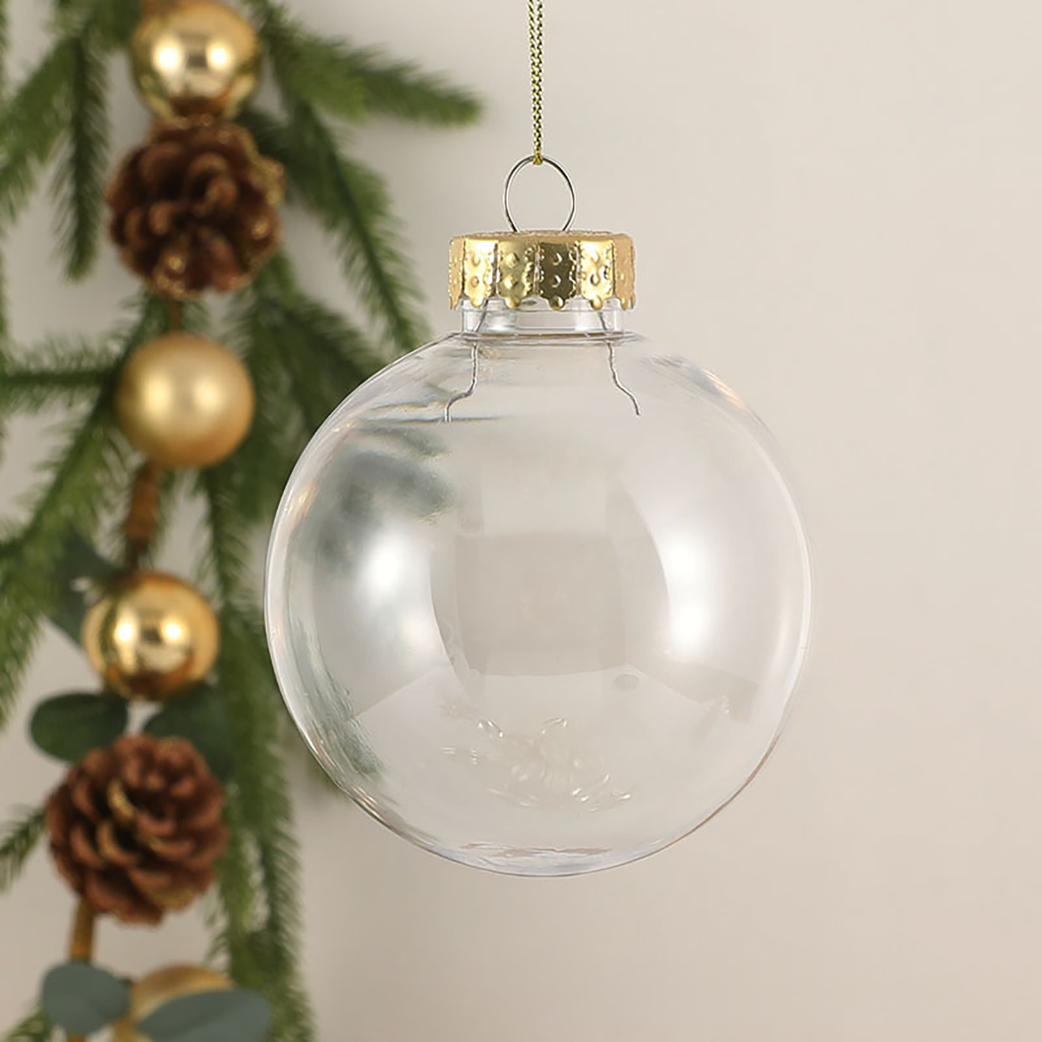 Clear Plastic Christmas Ball 3