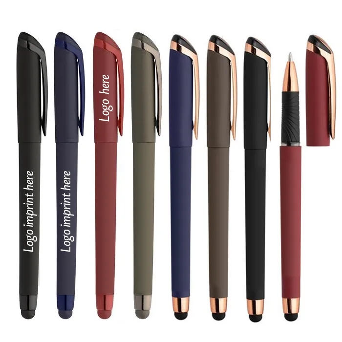 Maria Gel Pen with Rose Gold Trim 1