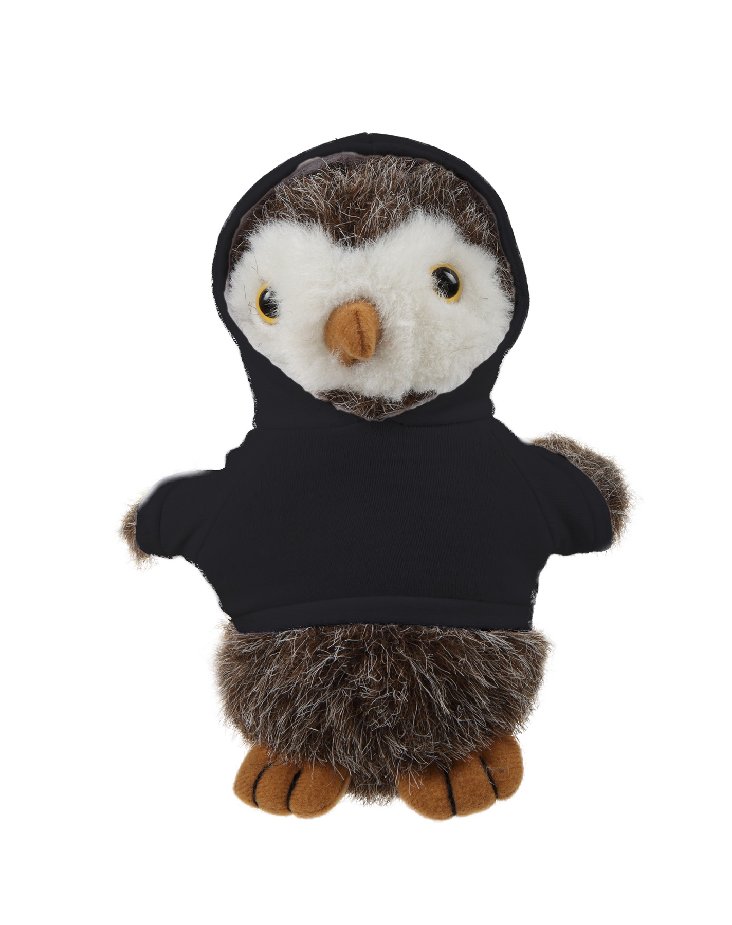 Soft Plush Standing Owl wearing a Hoodie 13