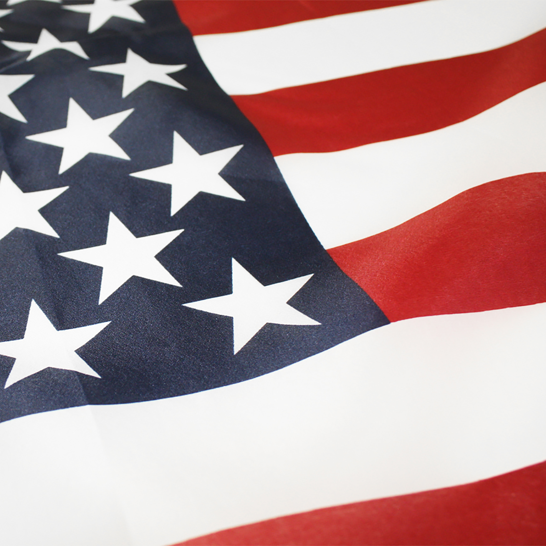 2' x 3' American Flag 68 Denier Printed Polyester w/Heading And Grommets 4