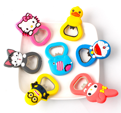 Cartoon Custom Bottle Opener Magnet, custom magnet with logo imprint 7