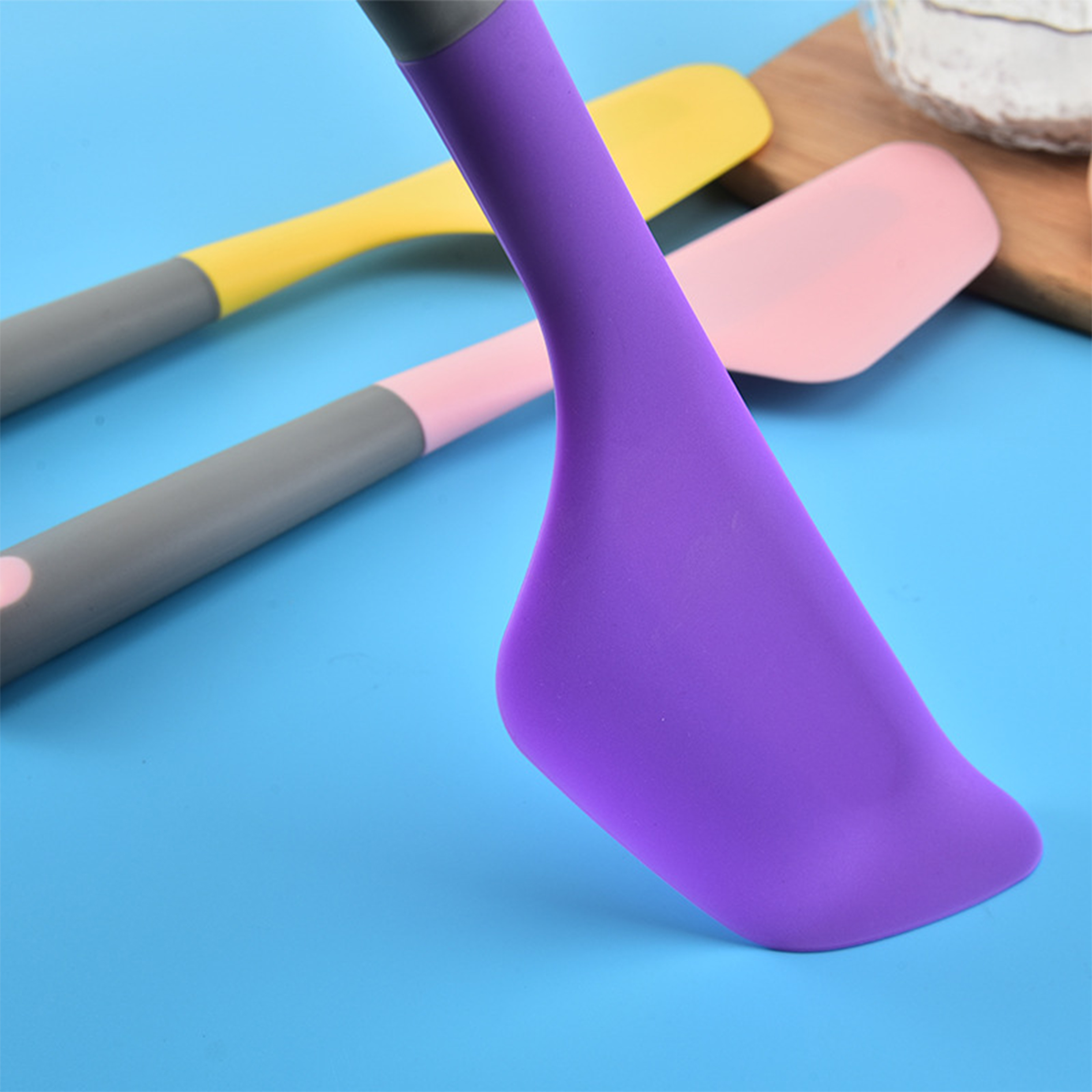 Silicone Cream Cake Scraper 6